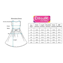 Load image into Gallery viewer, Doodle Fit and Flare Multi Net Unicorn Dress
