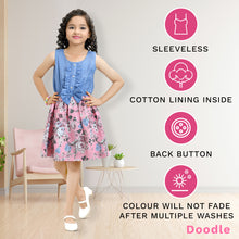 Load image into Gallery viewer, Doodle Pink Mix and Match Dress With Bow