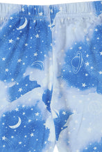 Load image into Gallery viewer, Doodle Girls Pack Of 2 Leggings AOP Printed Blue and White