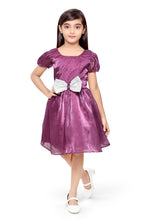 Load image into Gallery viewer, Doodle Girls Wine Tissue Cap Sleeve Party Dress
