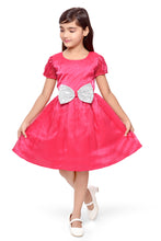 Load image into Gallery viewer, Doodle Girls Pink Tissue Cap Sleeve Party Dress
