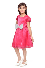 Load image into Gallery viewer, Doodle Girls Pink Tissue Cap Sleeve Party Dress

