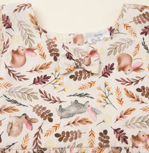 Load image into Gallery viewer, Doodle Printed Dress With Lace || Offwhite || Knee Length ||  Sleeveless || 6M-4Y
