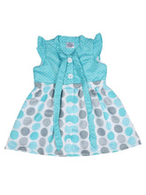 Load image into Gallery viewer, Mint Satin Polka Printed Dress
