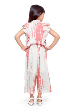 Load image into Gallery viewer, Peach Tie &amp; Dye Rayon Jumpsuit
